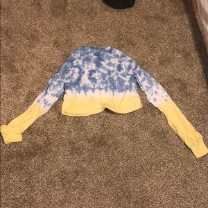 Long sleeve crop top
